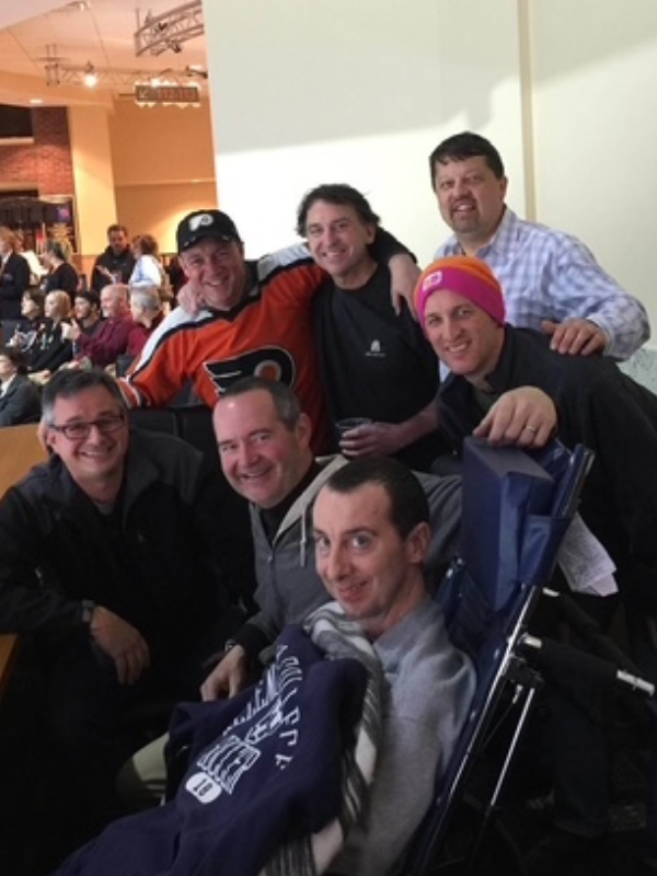 Chris Carter '91 and friends